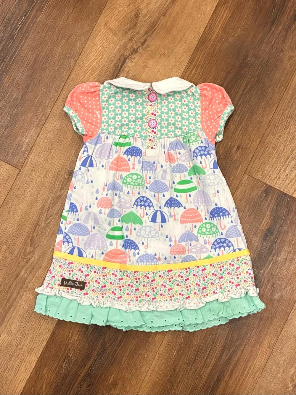 Matilda Jane Raindrops Dress The Adventure Begins Spring Summer Outfit 12-18m